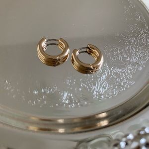 Gold Huggie Earrings